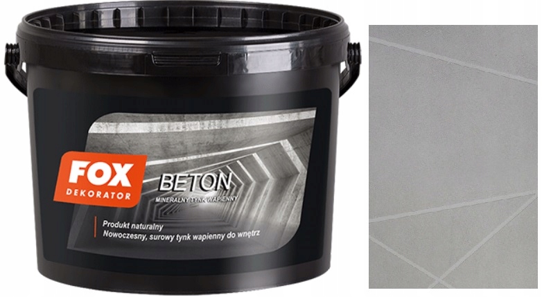 Fox Dekorátor Beton Dekorativní Omítka 10KG