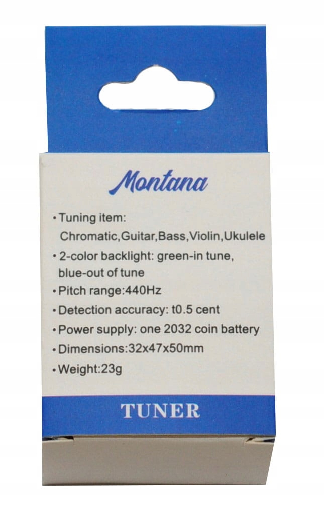 Stroik do Gitary Montana MT-2 tuner klips Marka Prima