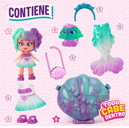 KOOKYLOOS MERMAID - PEARL - LALECZKA SYRENKA TOREBKA Typ zestaw