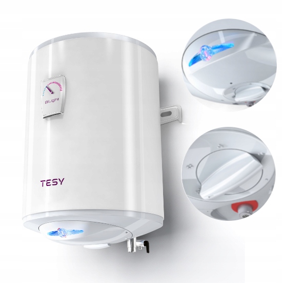Tesy Bilight Slim Elektryczny Bojler Podgrzewacz Wody Emaliowany Wąski 30L