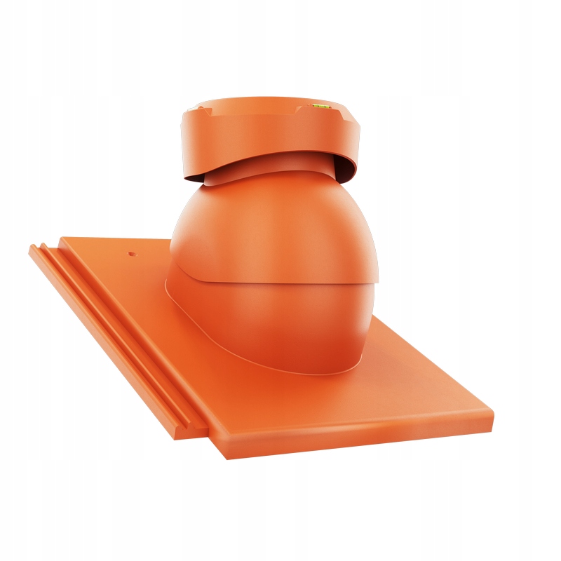 Krbový kanalizační ventilátor fi110 Braas Tegalit Cihlový