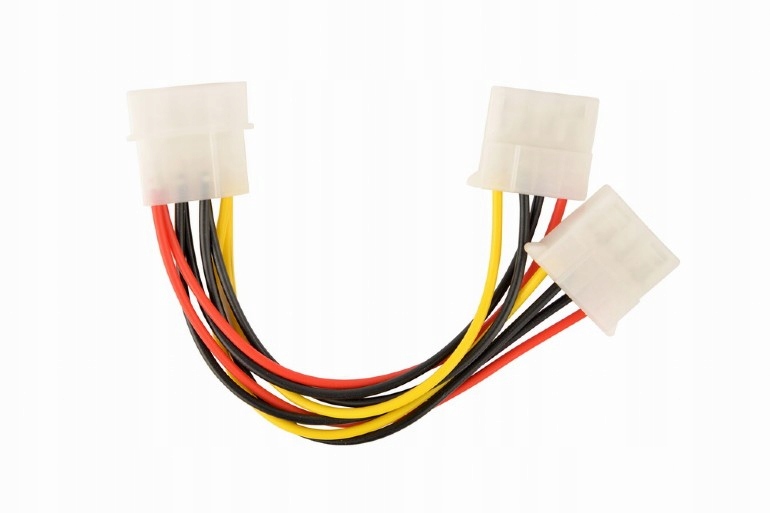Kabel zasilania Molex(F) 2xMolex(M) Cablexpert