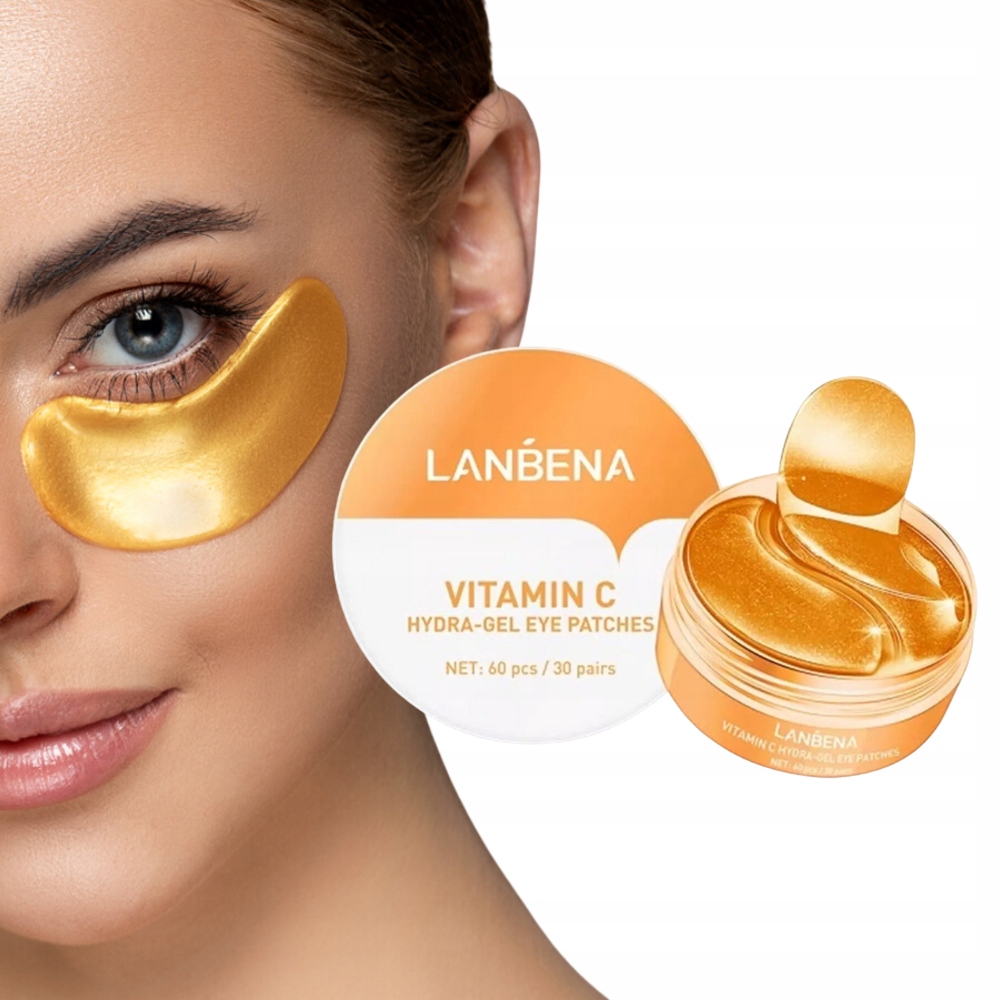 LANBENA 60 SZTUK MASECZKA POD OCZY PŁATKI ŻELOWE WITAMINA C HYDROŻELOWE Kod producenta PŁATKI POD OCZY WITAMINOWE WIT. C ZESTAW
