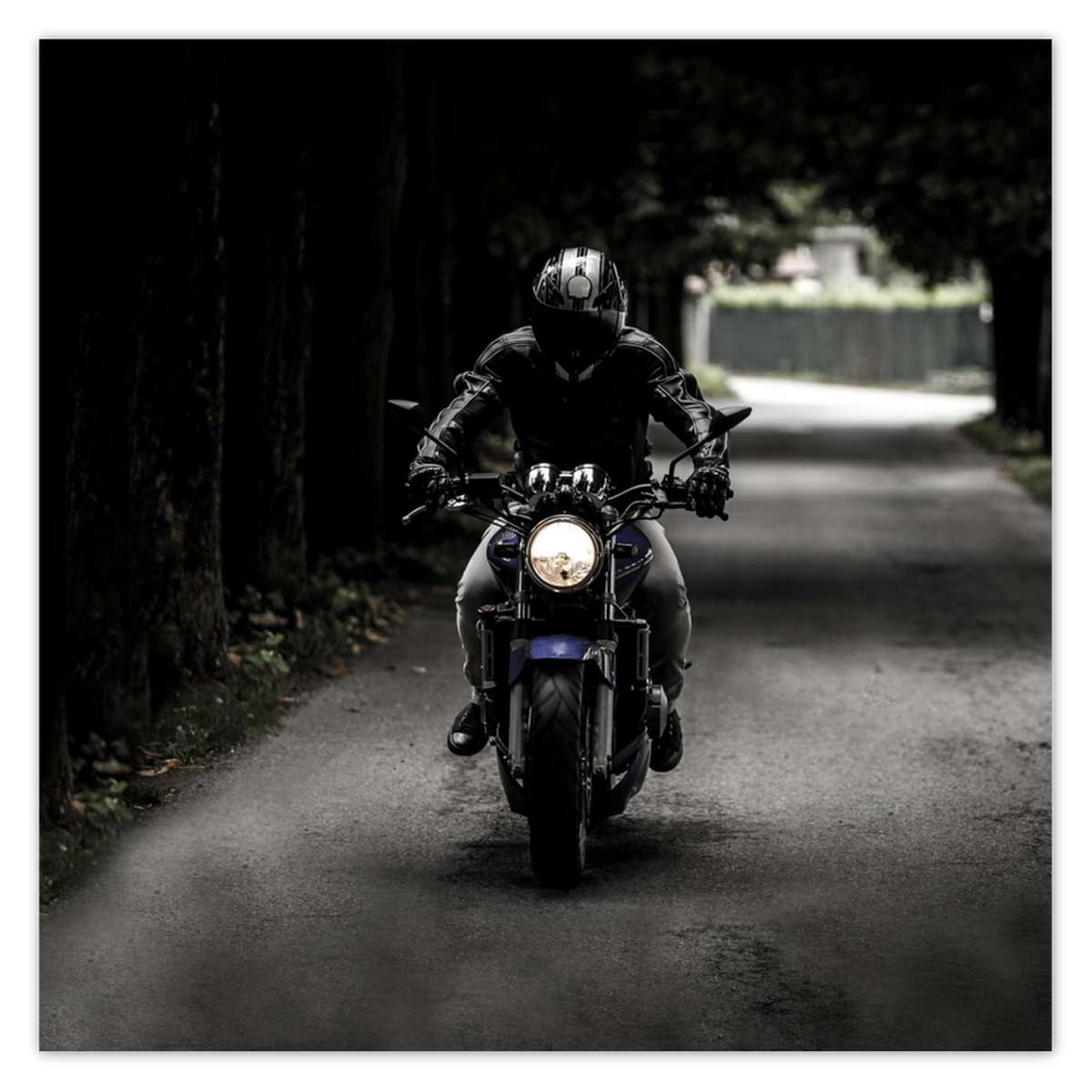 Plakáty 140x140 Vynikající motocyklista