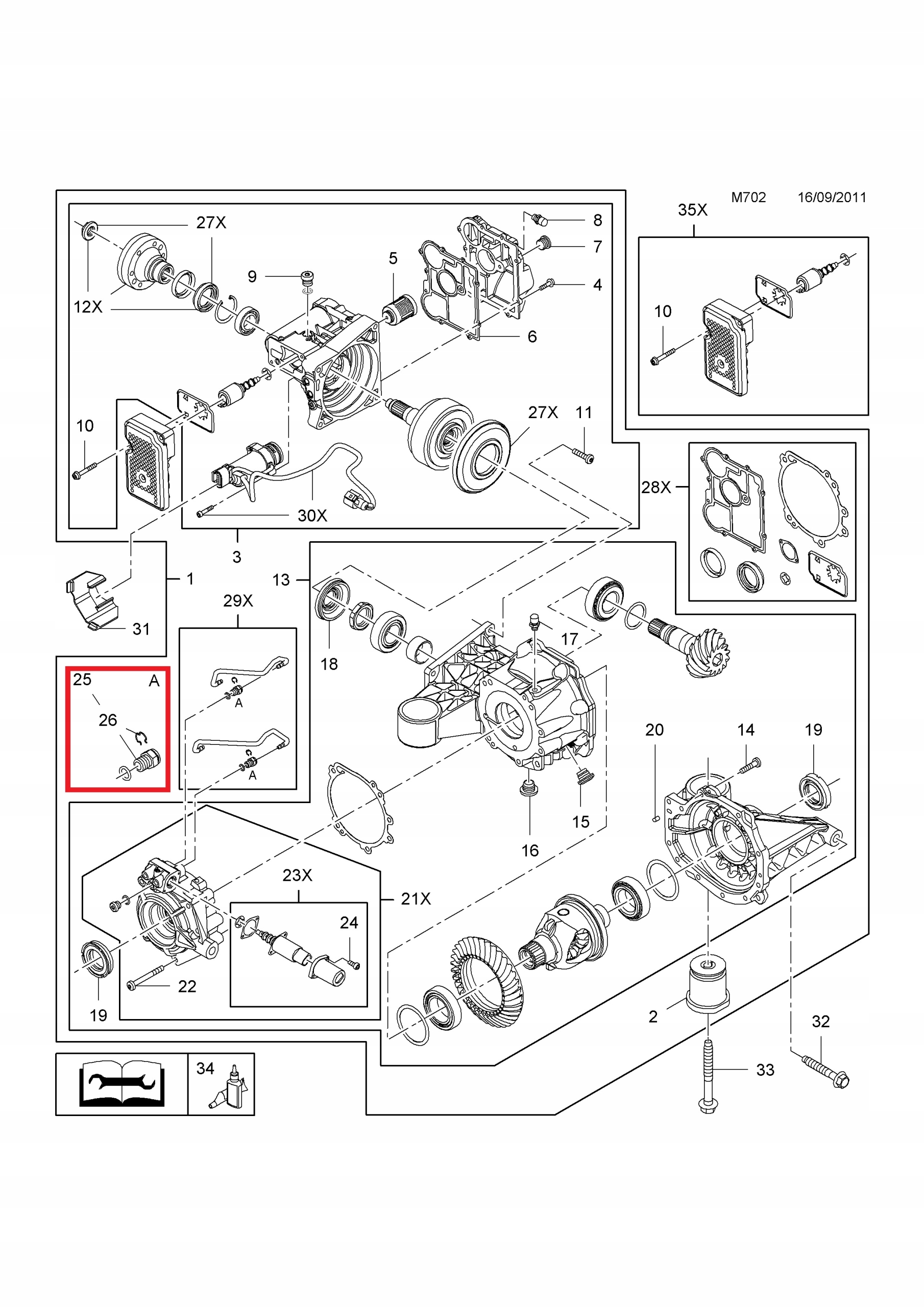 Złączka przewodów Haldex Opel Insignia A 13280086 Producent części Opel OE