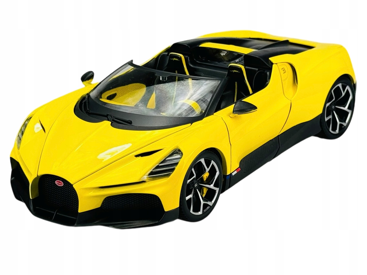 Bburago Bugatti Mistral Žlutá 1:18 Nový Kovový Model 11051