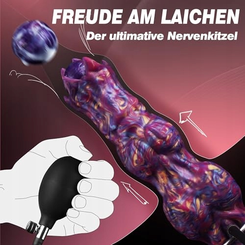 MONSTER DILDO Ovipositor 25cm Silikonowy Dildo Alien z Przyssawką — miniatura 5
