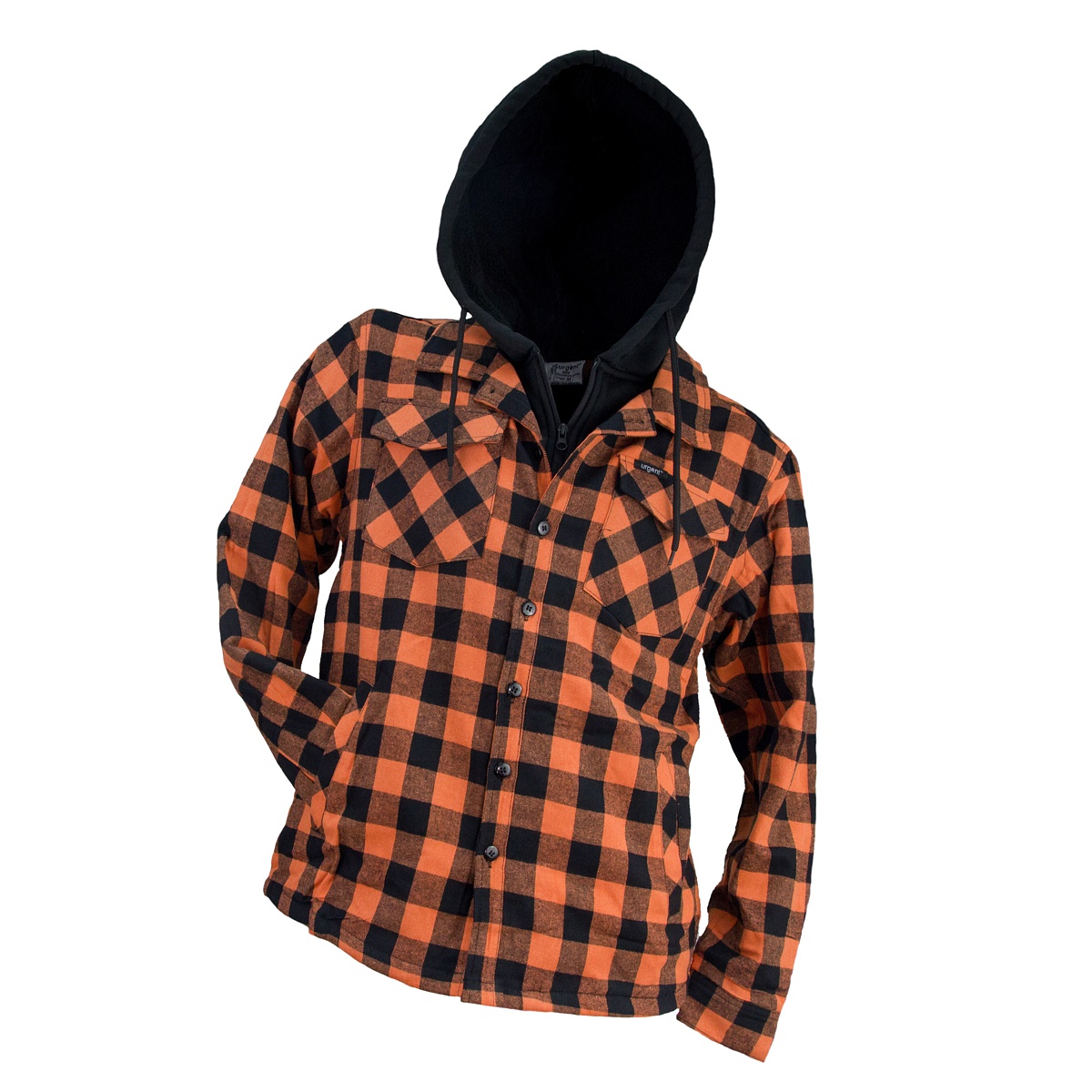 Koszula Ocieplana Z Kapturem Urgent 850 Black/orange L