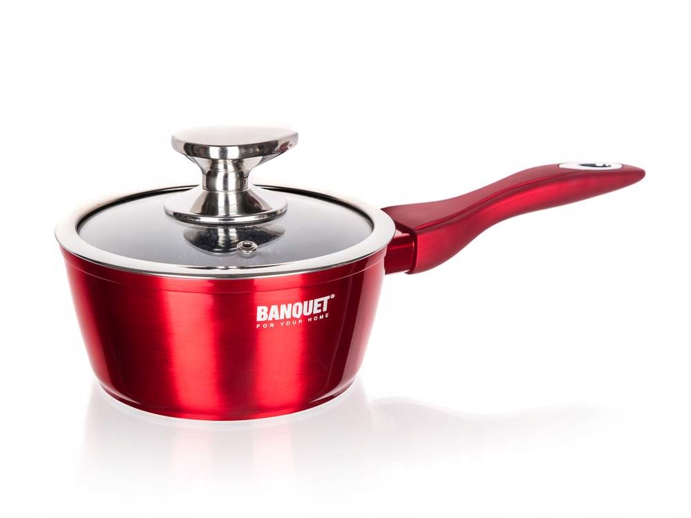 GARNKI BANQUET Metallic RED 11el zestaw garnków Marka Banquet