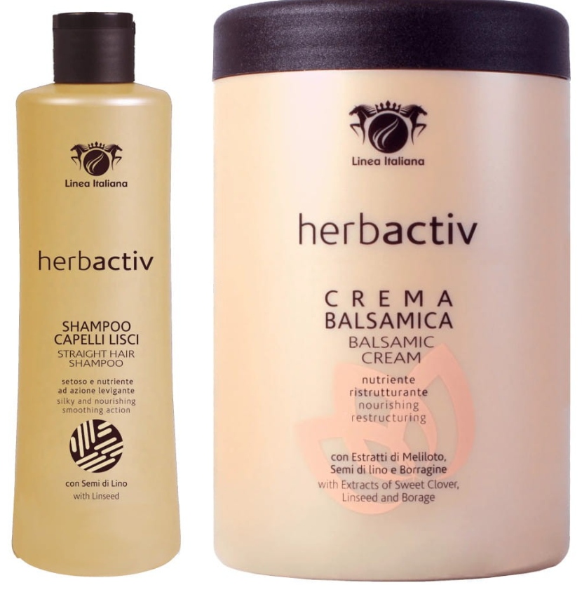 Linea Italiana Szampon Wygładzający i Maska do Włosów