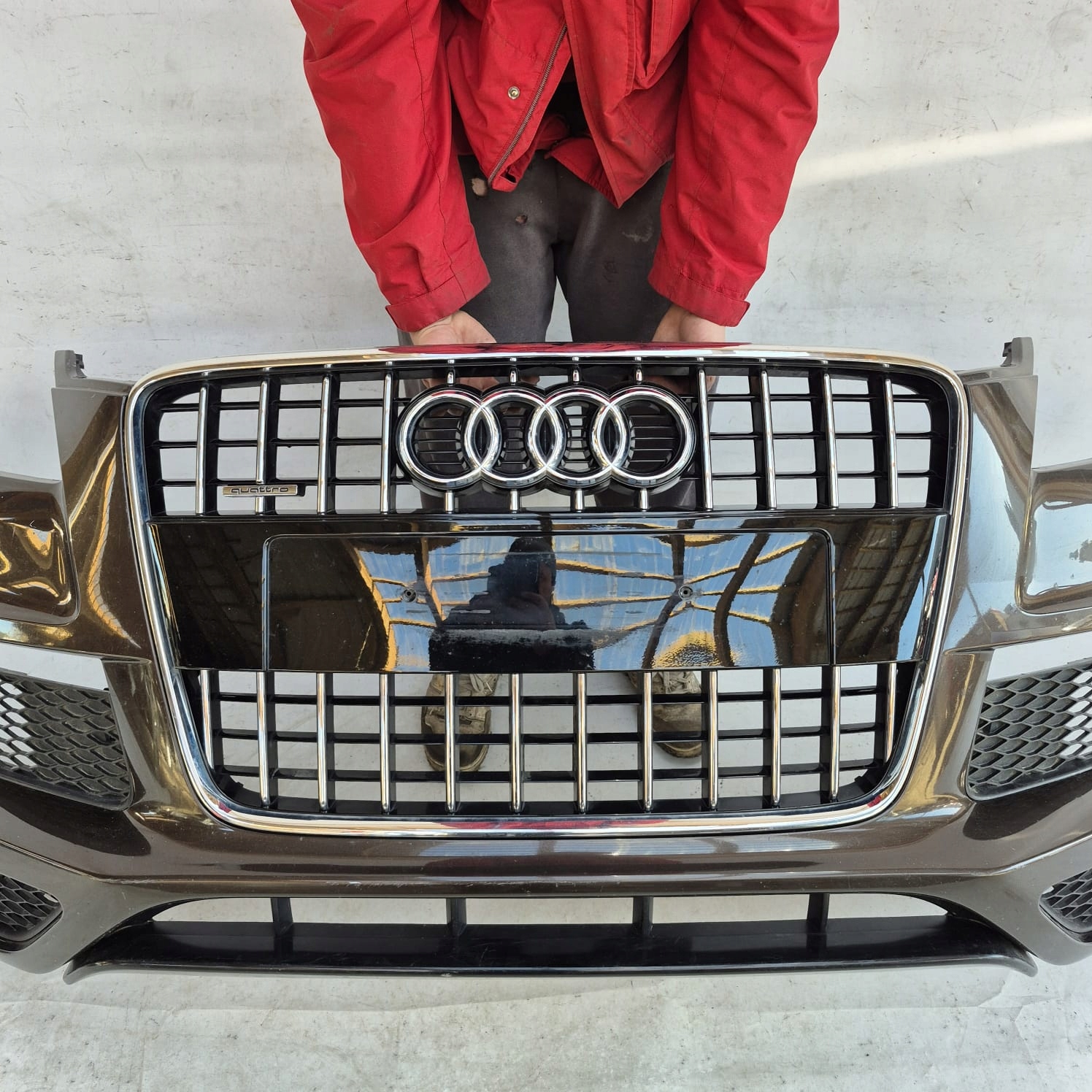 AUDI Q7 and 1 4L S-LINE LIFT 09-15 bumper front front washer PDC
