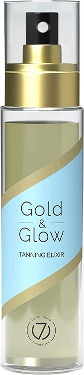 7Suns Gold Glow elixír, olej na opalování v soláriu i na slunci