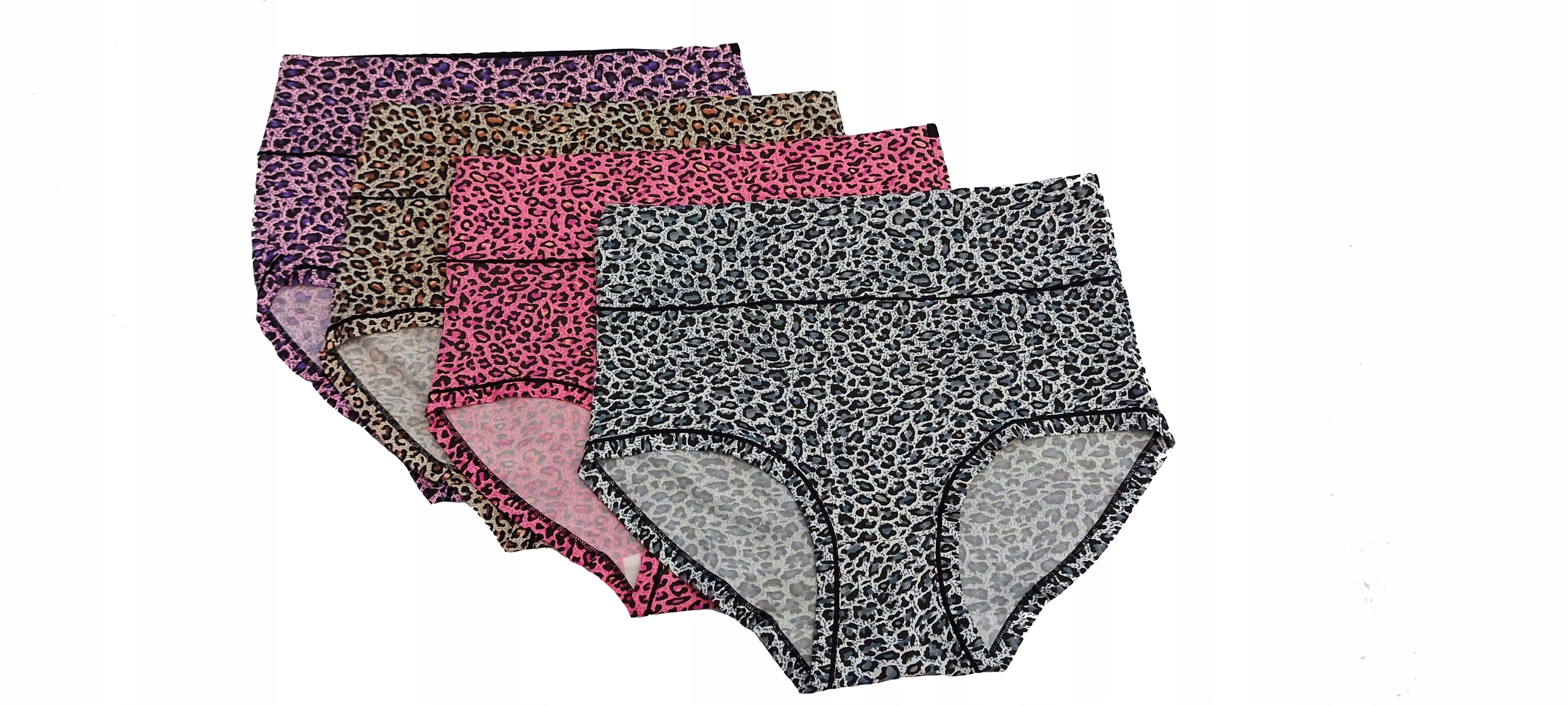 

Majtki Damskie Figi Bambus Wysokie L/XL