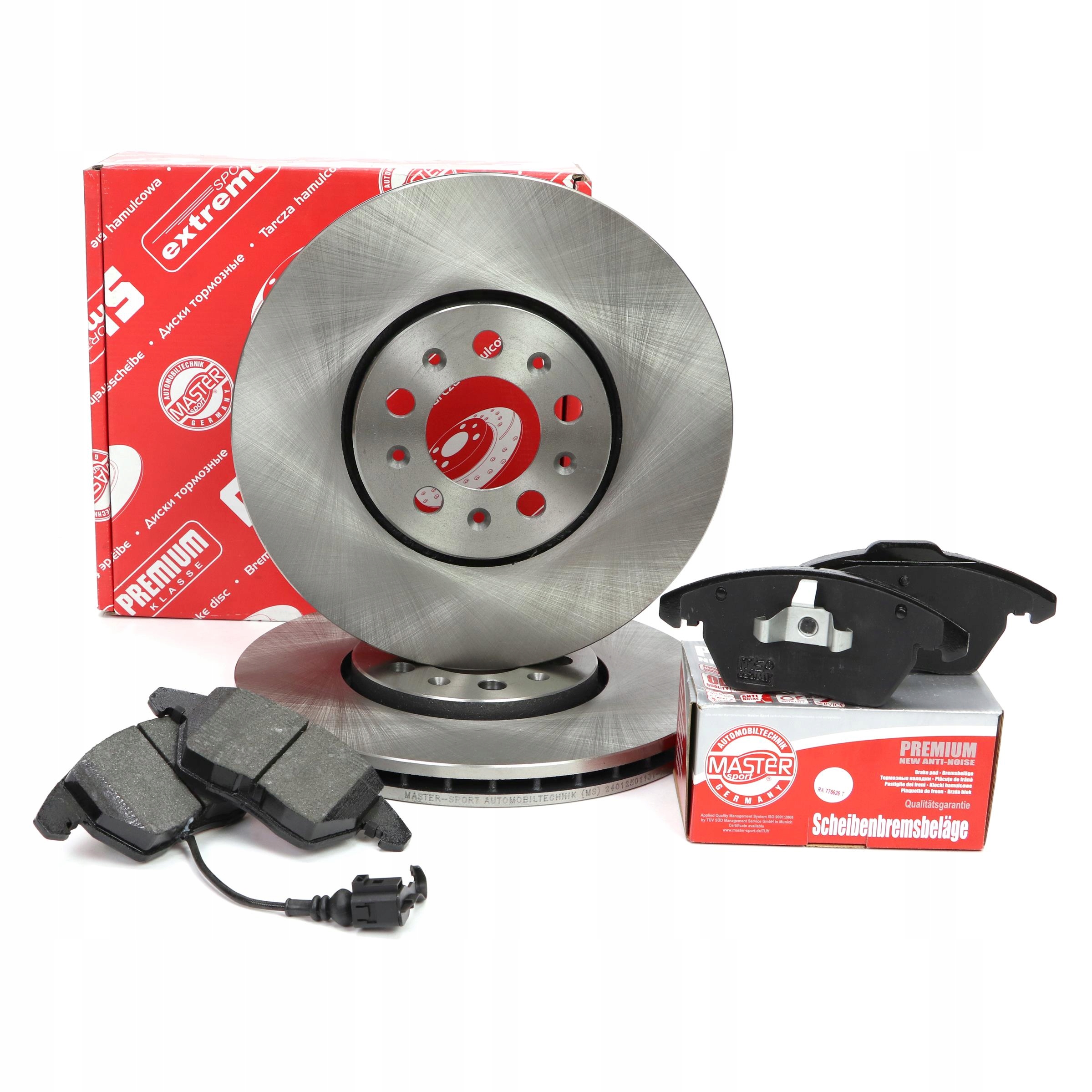 Kotouče Brzdové Destičky přední Audi A1; Seat Ibiza; Škoda Fabia; Vw Polo