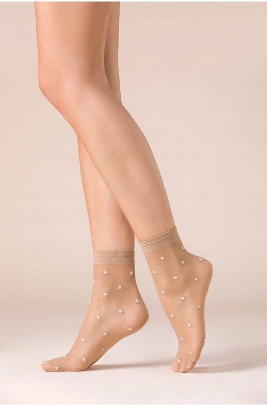 

Skarpetki cienkie Gabriella Stars Uni Beige
