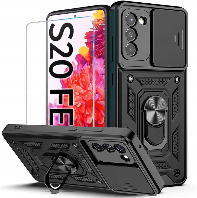 

Etui Pancerne Slide Do Samsung S20 Fe +mocne Szkło