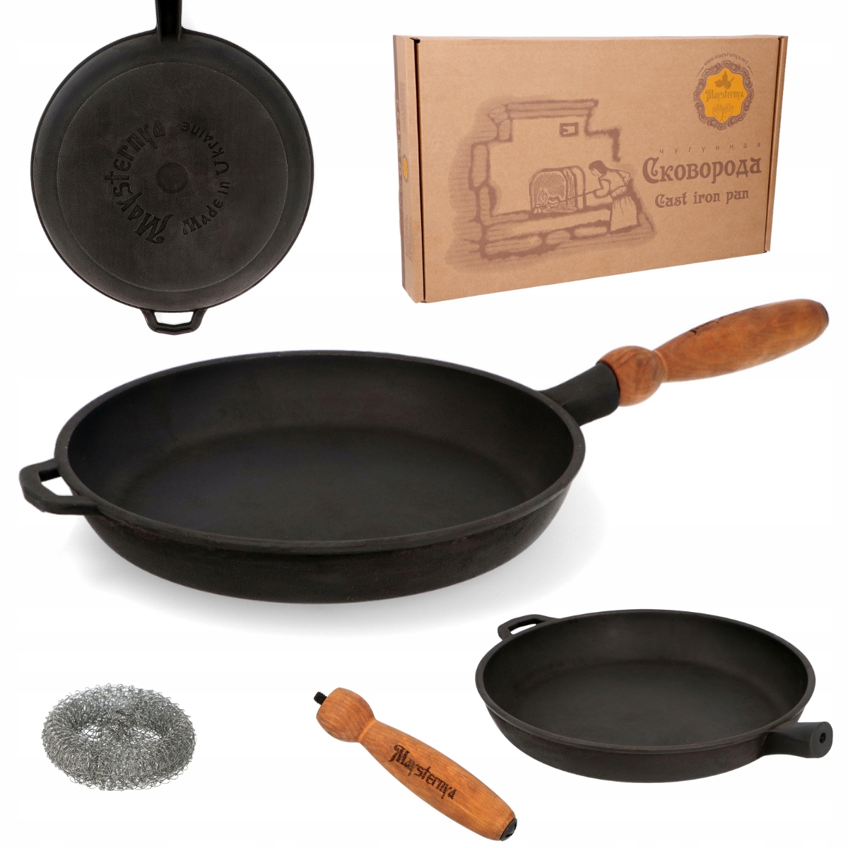 

Patelnia żeliwna Indukcja ciężka Ukraina gaz 26CM