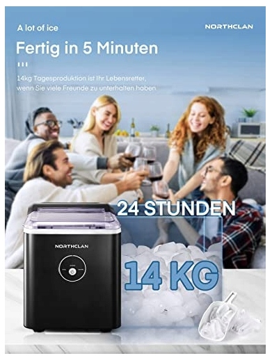 NOTRHCLAN ICM-1226 AUTOMATYCZNA KOSTKARKA DO LODU Model ICM1226-R