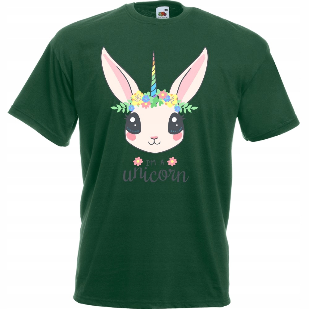 

Koszulka unicorn jestem jednorożcem M butelkowa