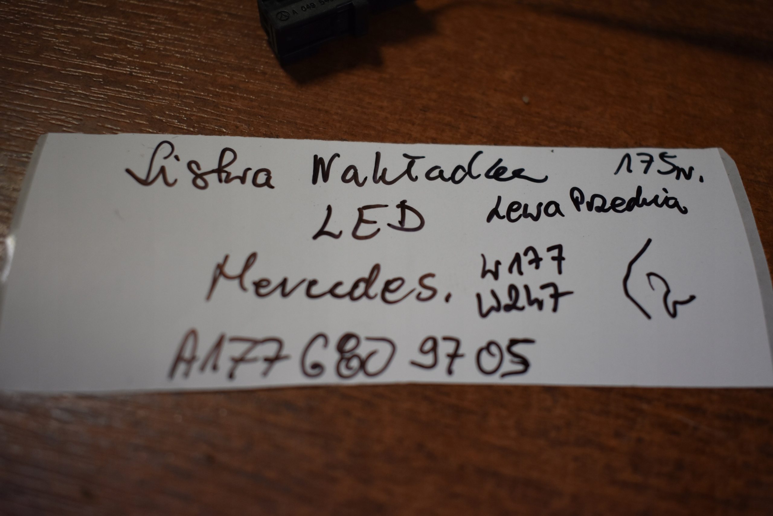 moulding cap threshold front LED MERCEDES W177 W247 1