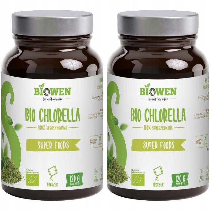 Biowen Bio Chlorella Vulgaris Proszek 2 x 120g