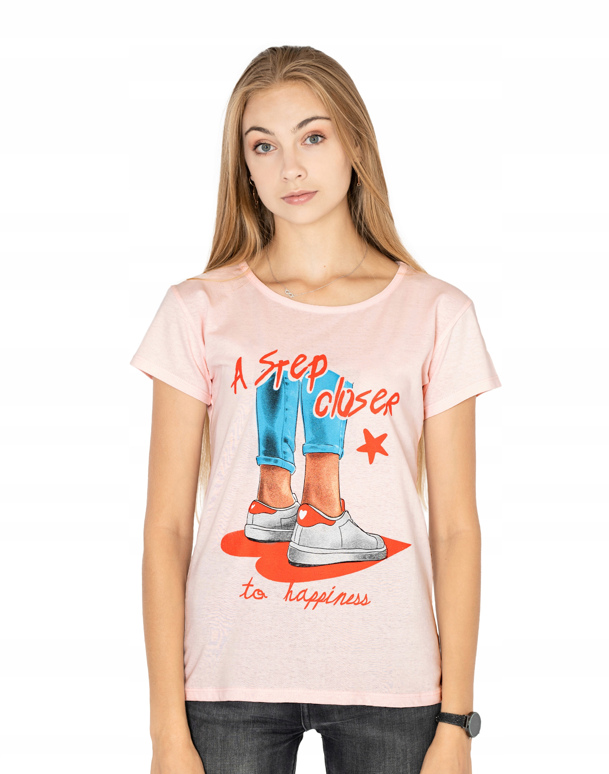 

Koszulka Damska Podkoszulek T-shirt Top KD04-9 r M