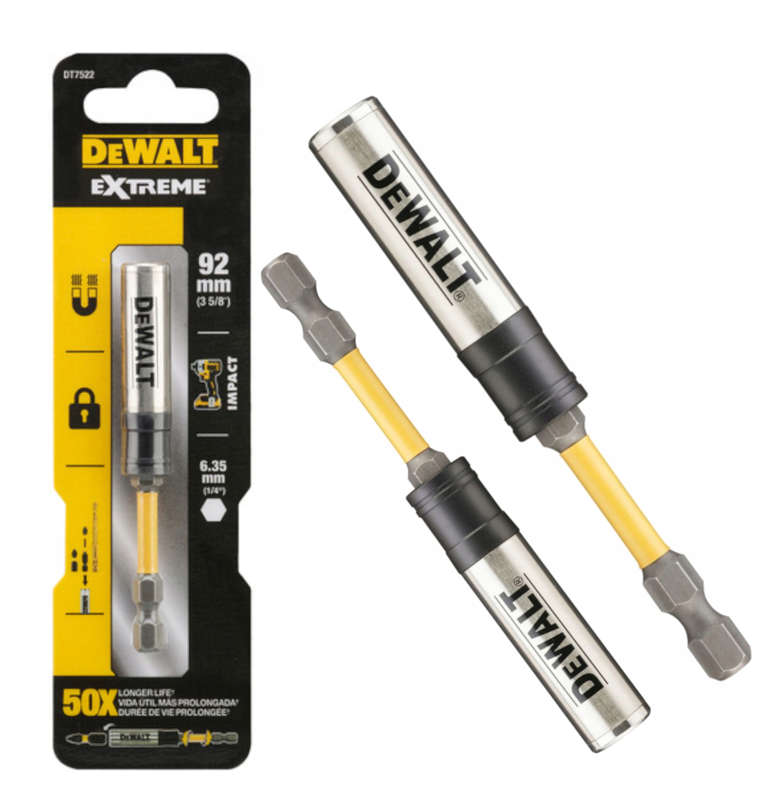 

Uchwyt magnetyczny do bitów 92mm 1/4 DeWalt DT7522
