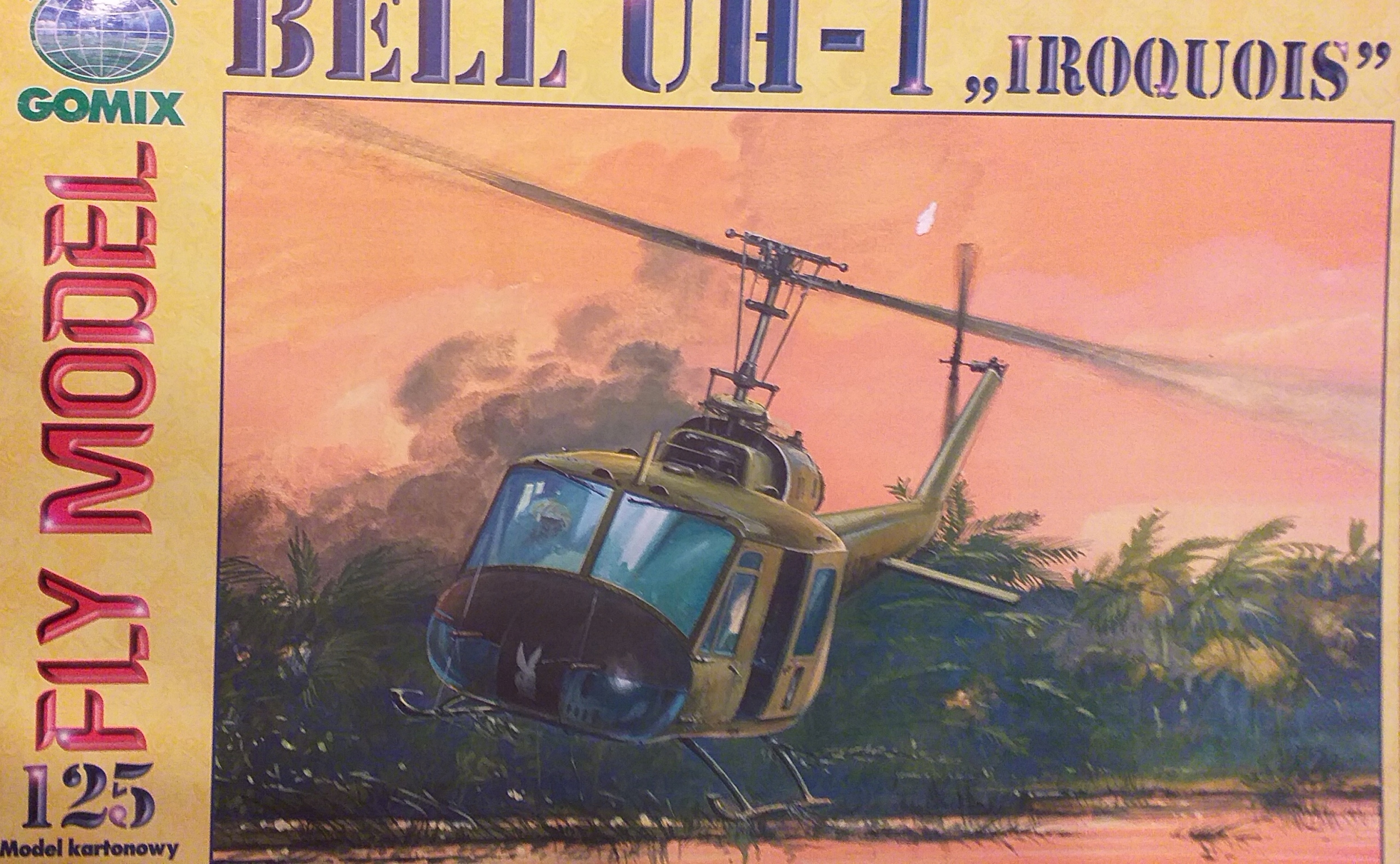 FlyModel č. 125 Bell UH-1 "iroquois"