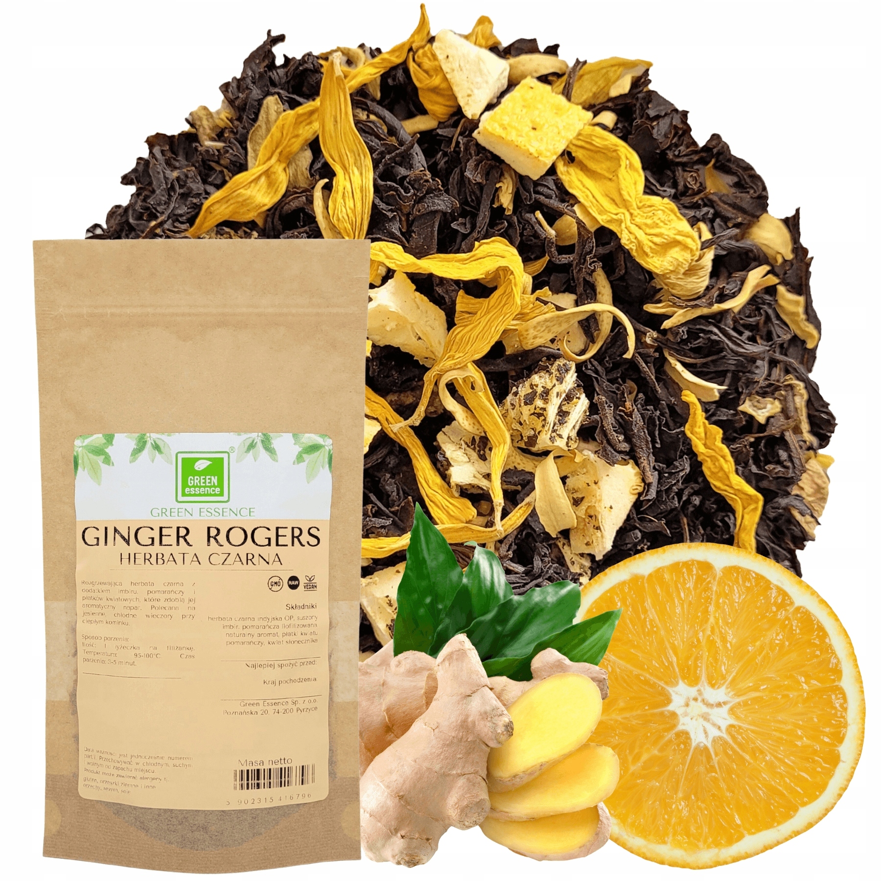 Levně Čaj Ginger Rogers 50 g zázvor pomeranč, květy