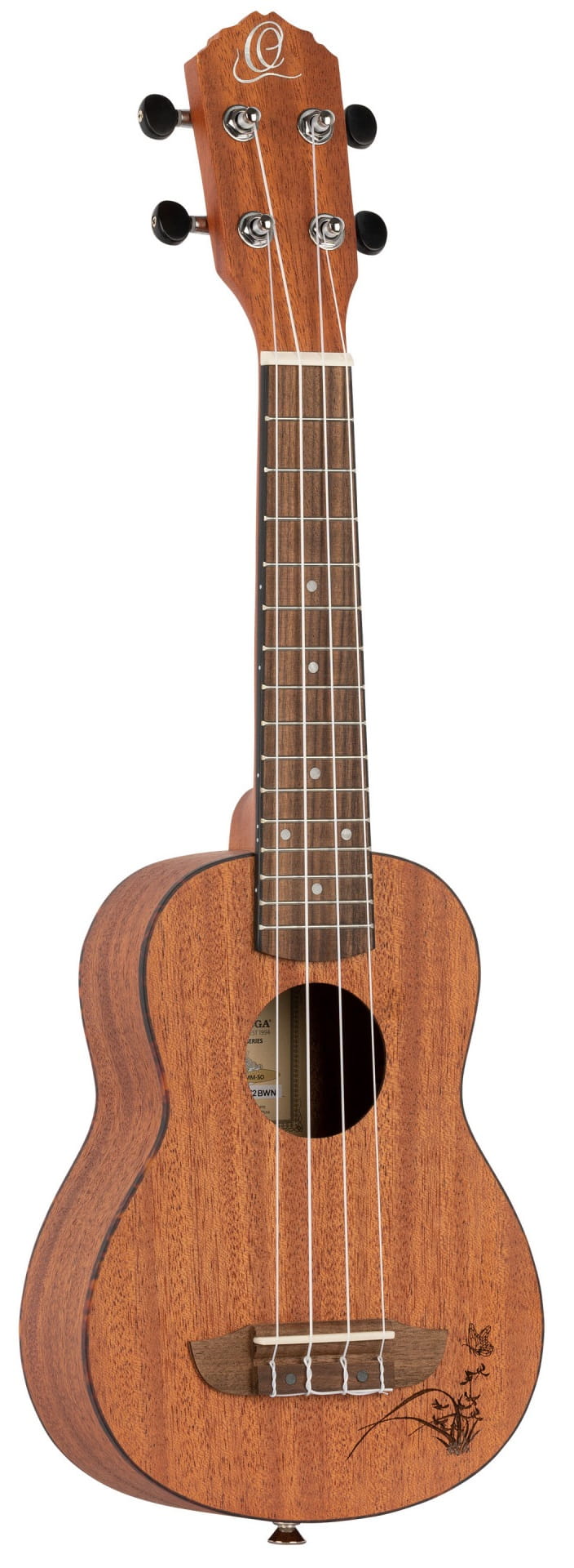 Ortega RU5MM-SO Ukulele Sopranowe Naturalne Drewniane Sapele Mahoń