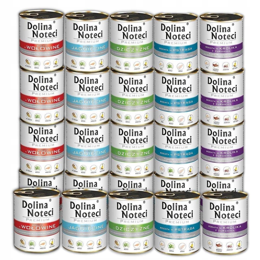 Dolina Noteci Premium Mokra Karma dla Psa Mix Smaków Bez Drobiu 30x400g