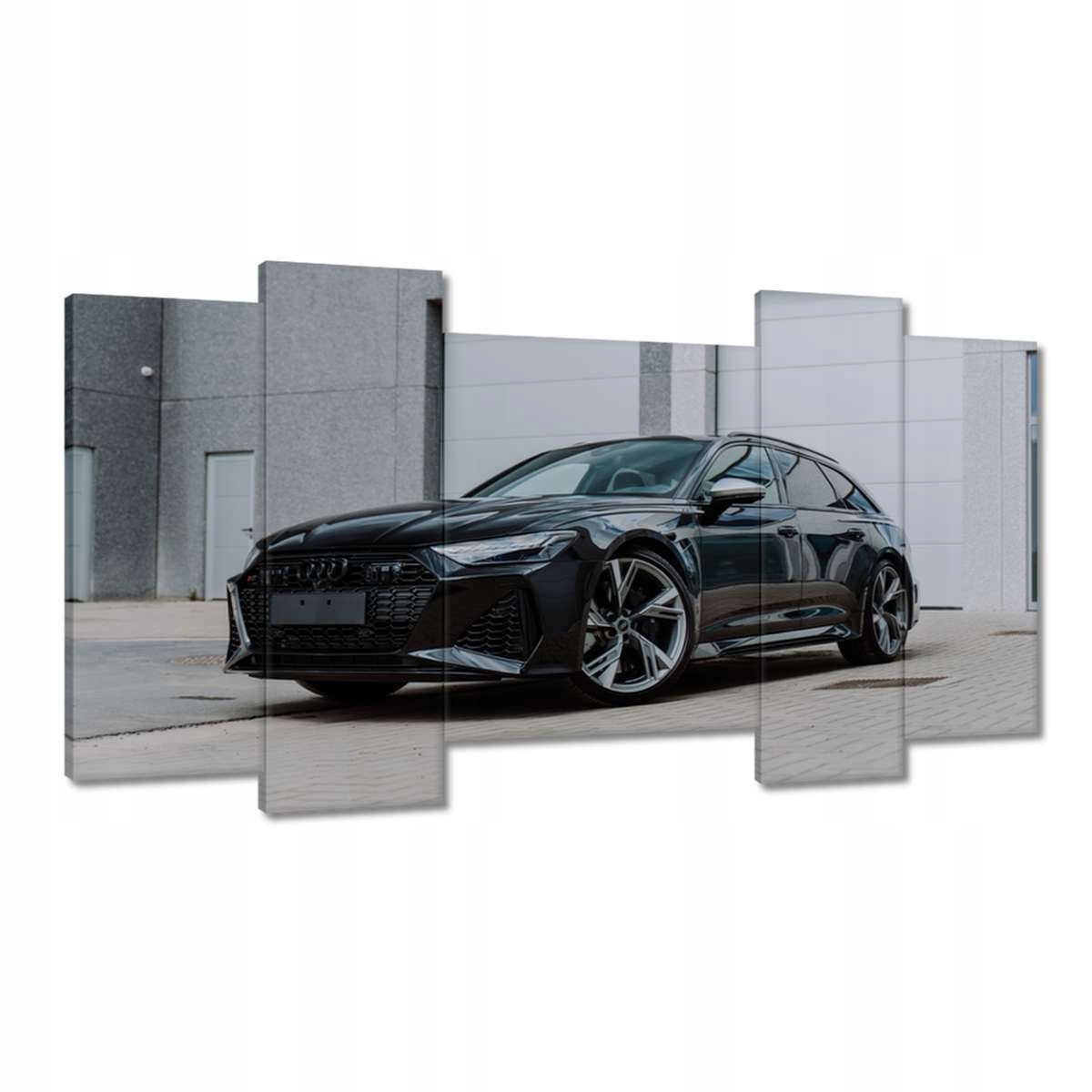 Obrazy 120x65 Černý automobil Audi