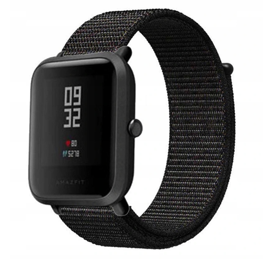 

Pasek nylon na rzep do Amazfit Bip S Lite Gts Gtr