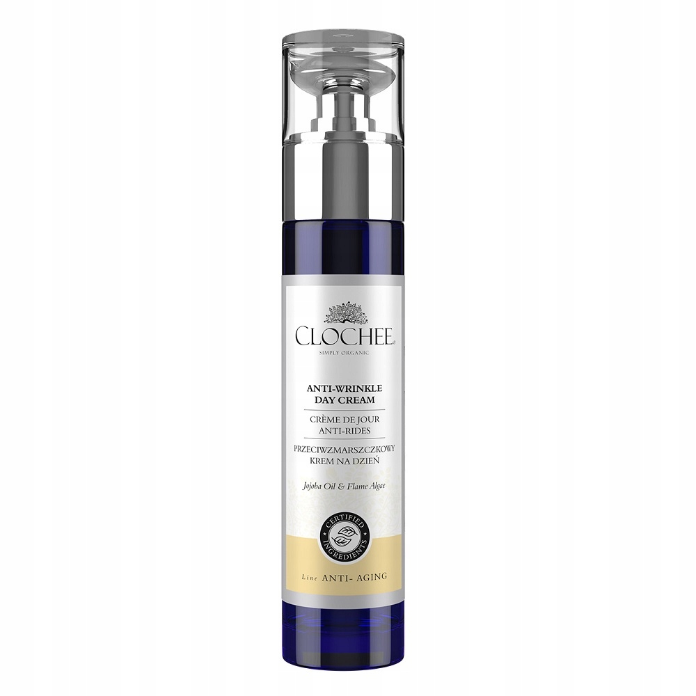 Přírodní denní krém proti vráskám pro zdravou pokožku Clochee 50 ml