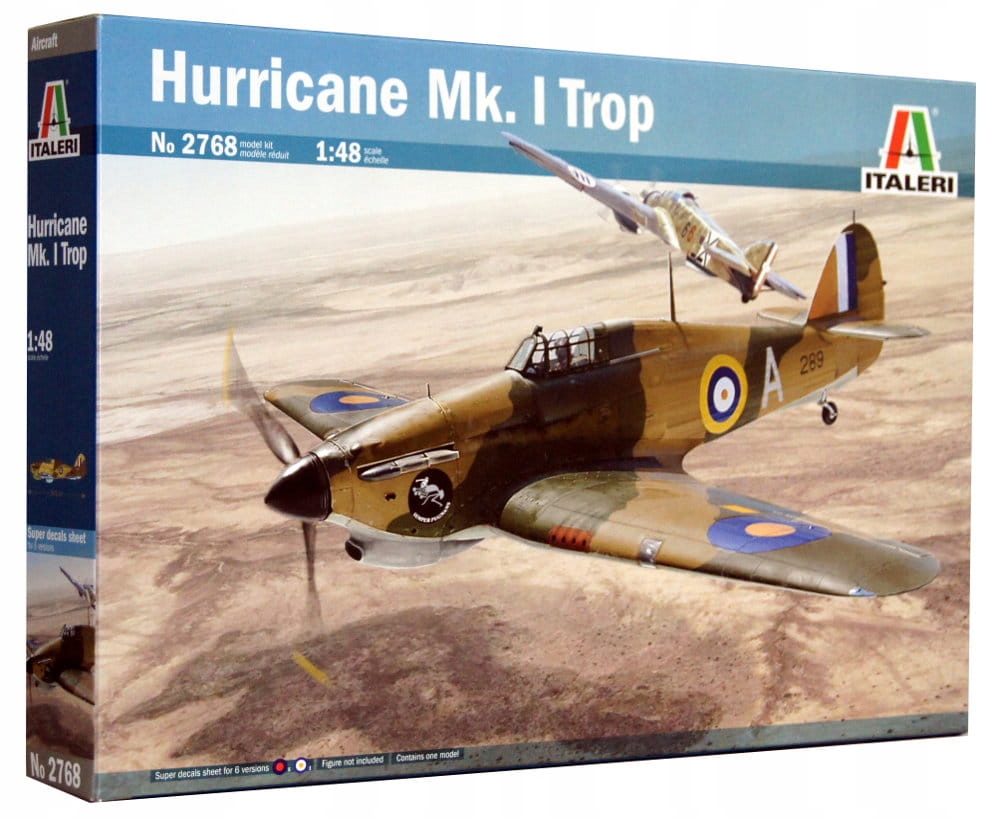 Model 1:48 Italeri 2768 Hurricane Mk.I Trop britský stíhací letoun