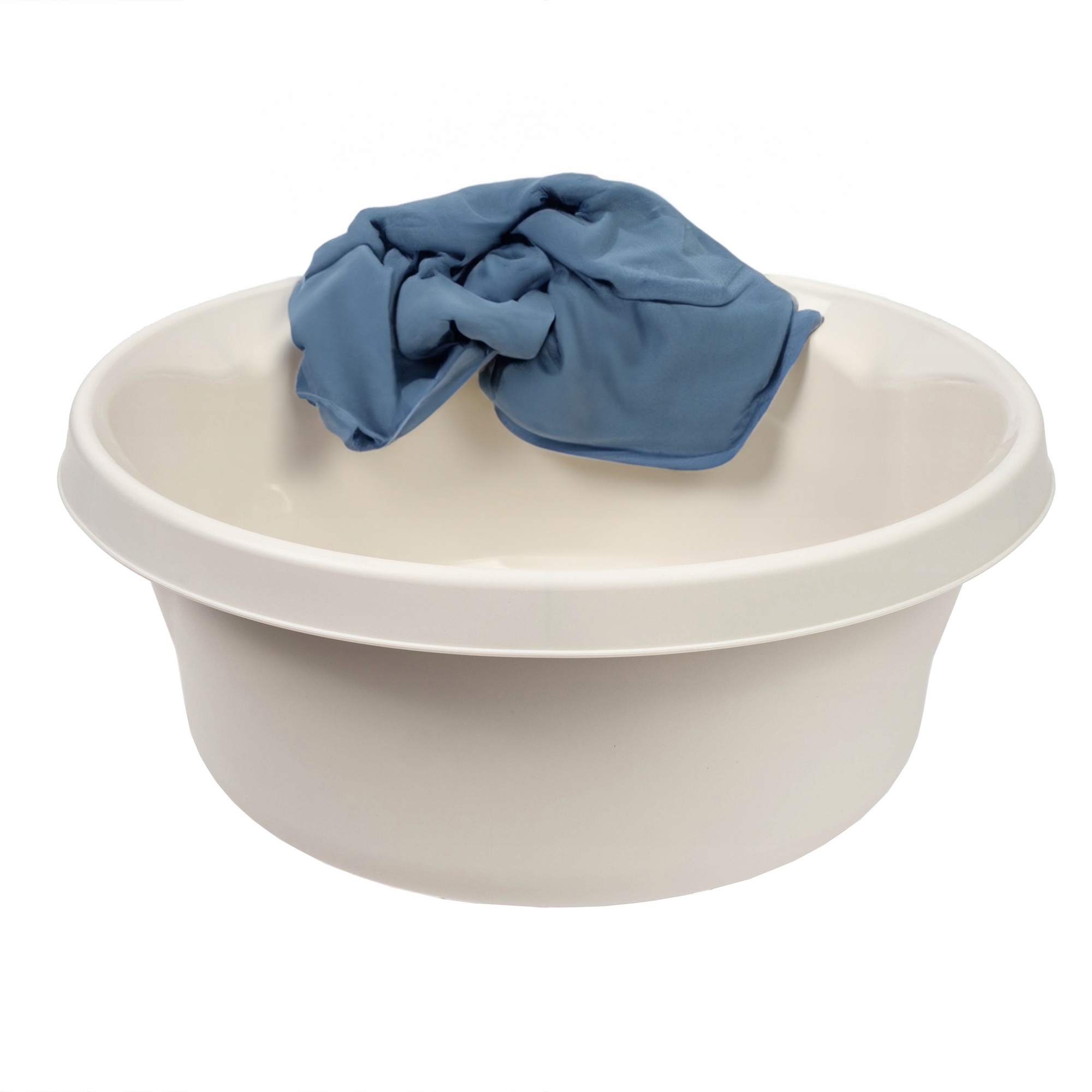 MISKA PLASTIKOWA 20L MIEDNICA OKRĄGŁA BIAŁA Szerokość produktu 48 cm