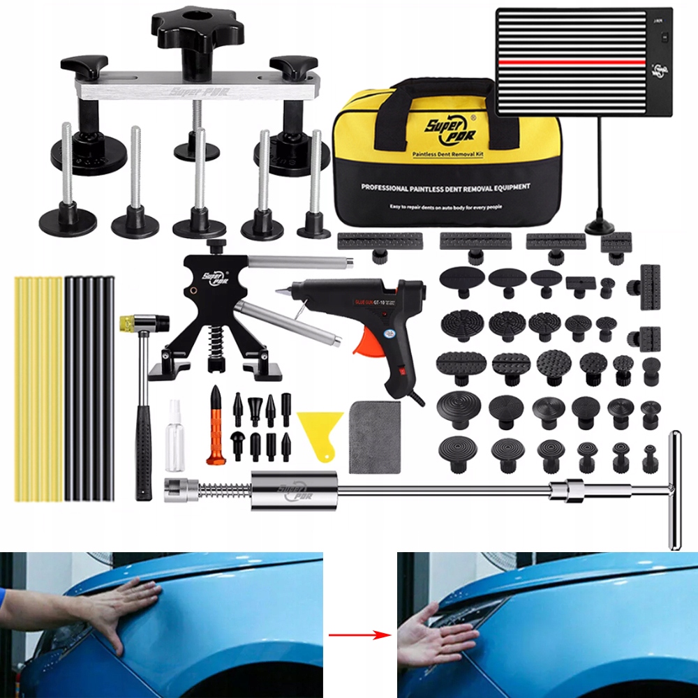 Pdr Sada Nástrojů Pro Odstraňování Promáčklin Při Vytahování Promáčklin 71 Ks