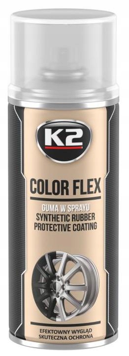 K2 - COLOR FLEX - GUMA V SPREJI - BEZFAREBNÝ - 400 ML