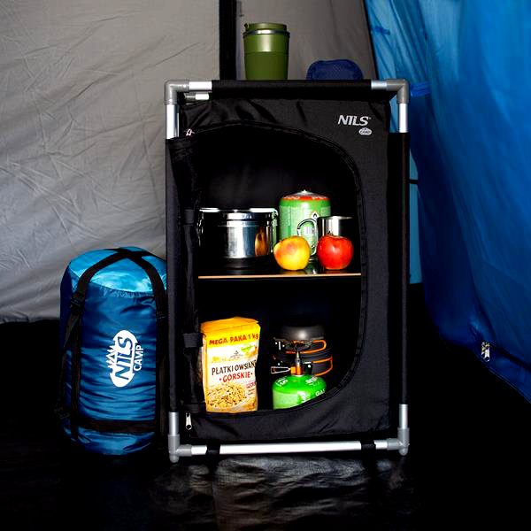 Składana Szafka Turystyczna Do Namiotu Pokrowiec NILS CAMP SOLIDNA Producent inny