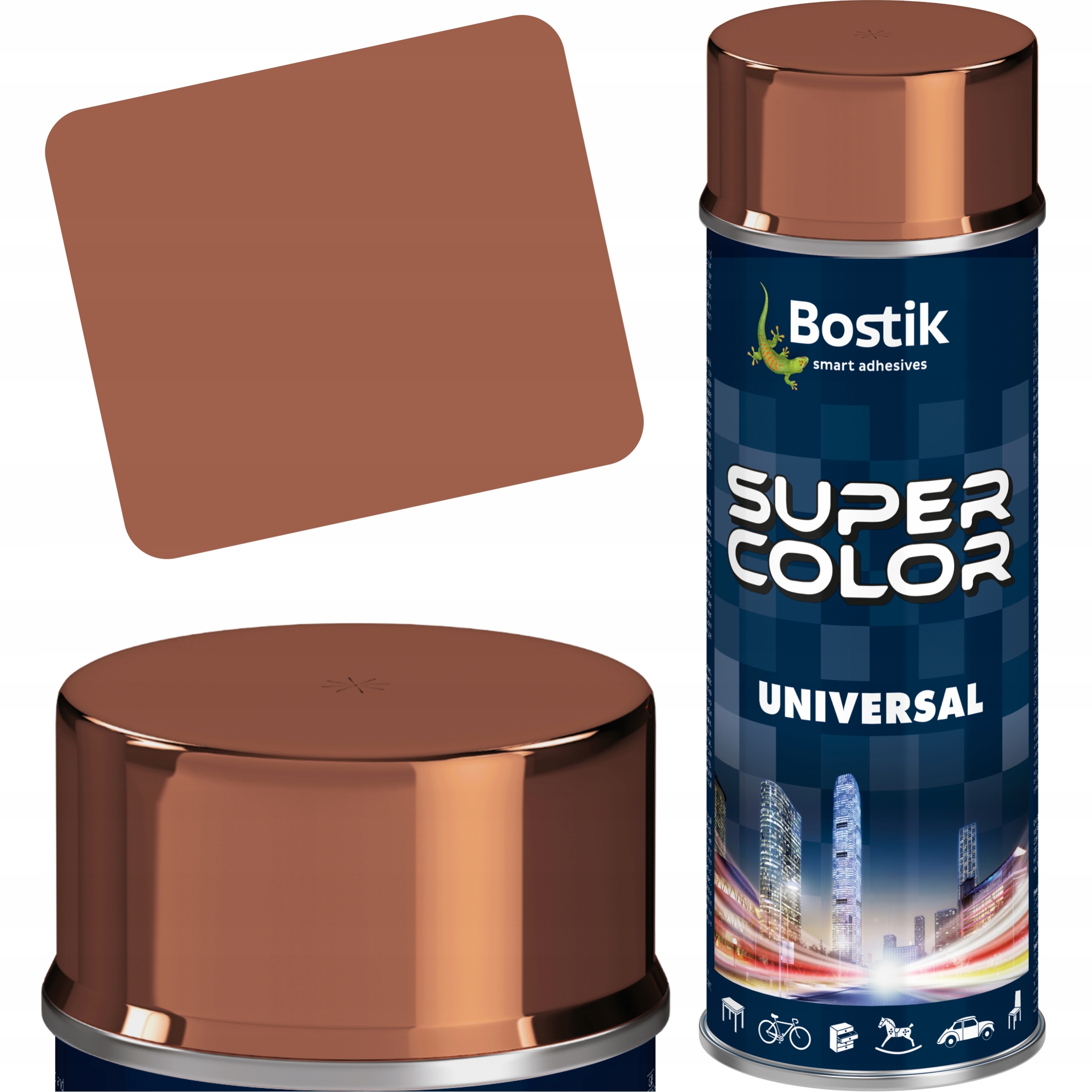 

Farba uniwersalna spray miedziany 400ml Den Braven