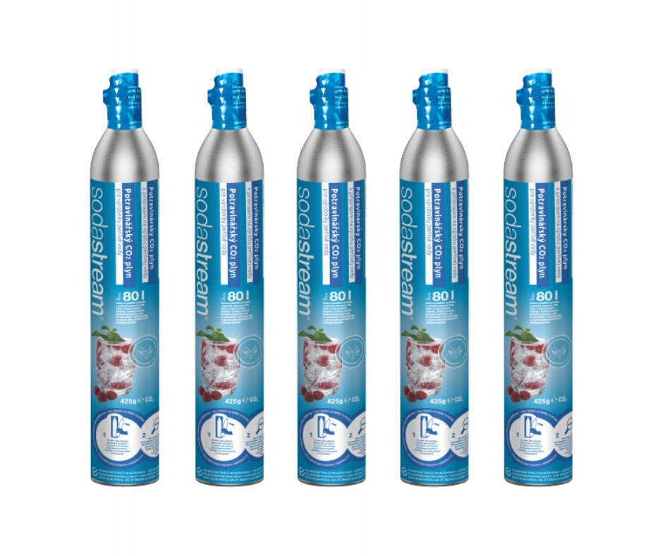 5KS Sodastream Bombička Modrá CO2 425g