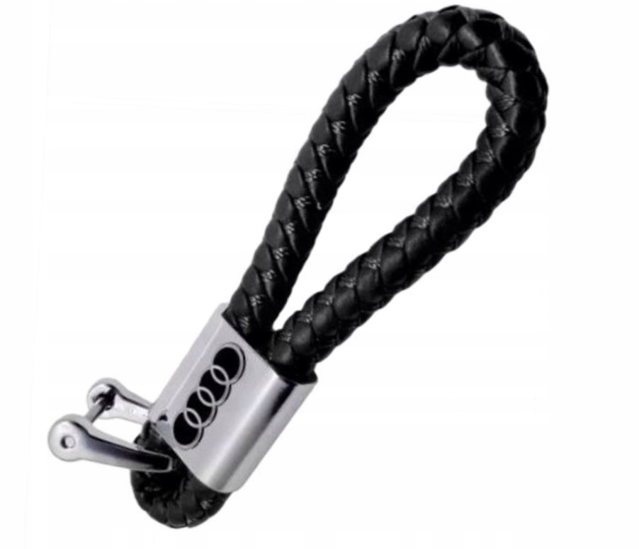 Audi Brelok Do Kluczy Pleciony Skóra W-2
