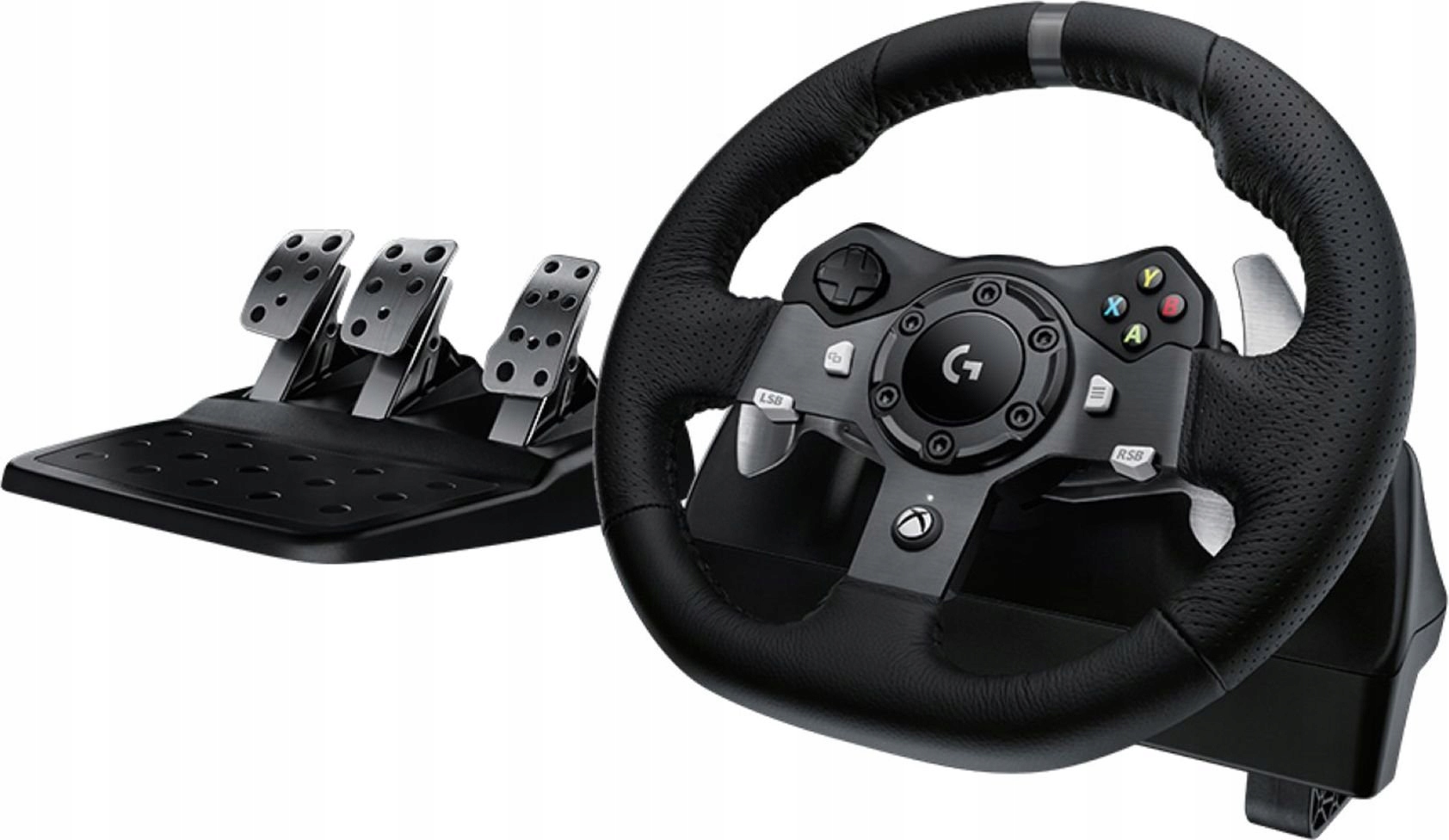 Kierownica Logitech G920 Driving Force Pc Xbox Series X S One Pedały Skóra