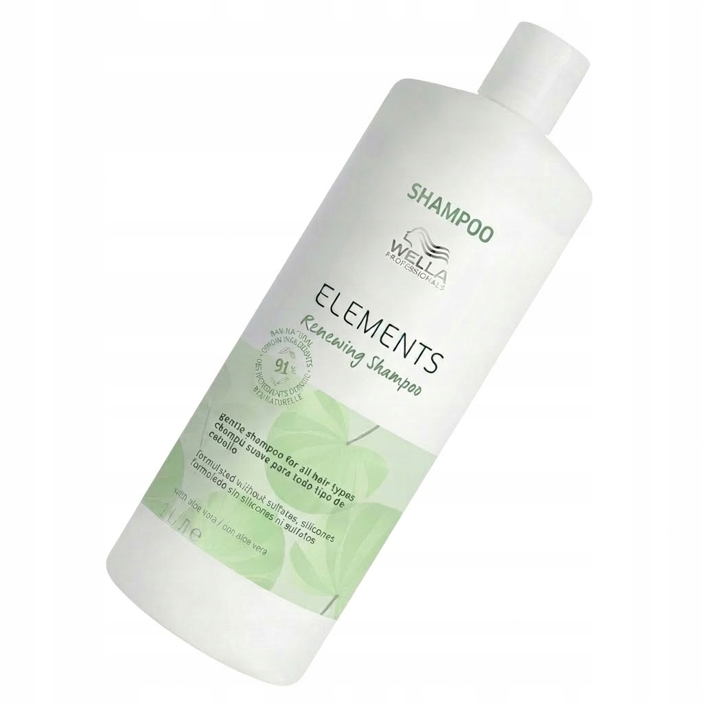 Wella Elements Szampon odżywczy intensywnie regenerujący nawilżający 1000ml