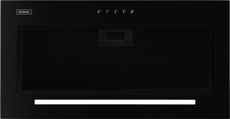Vestavná digestoř Kernau Kbh 2260 B výkonná, výkonná, tichá, černá
