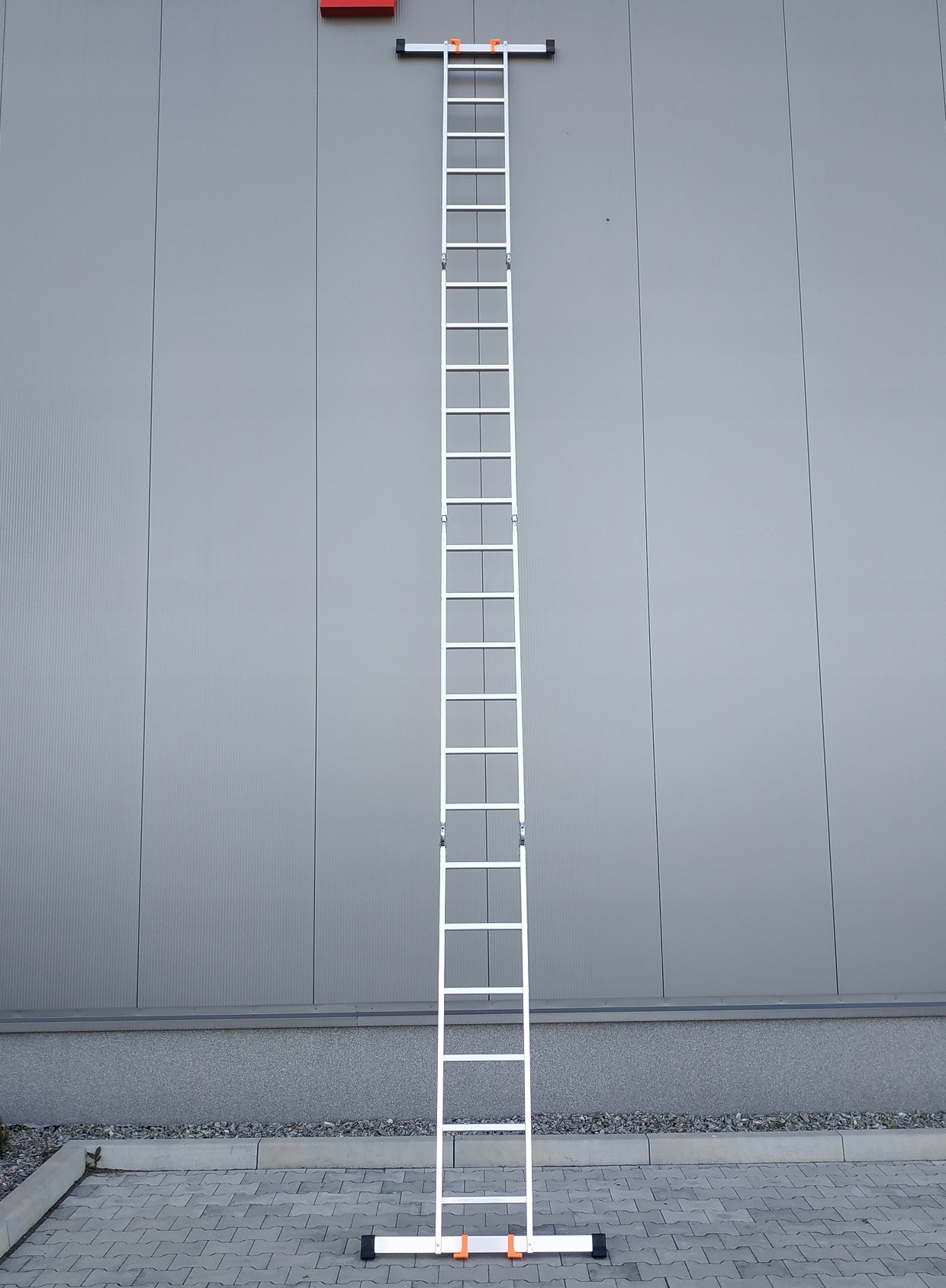 DRABINA PRZEGUBOWA 4x6 PROFESJONALNA 684 CM Wysokość robocza 7.84 m