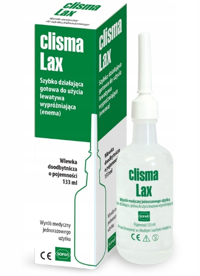 

Lewatywa jednorazowa Clisma Lax Enema Gotowy