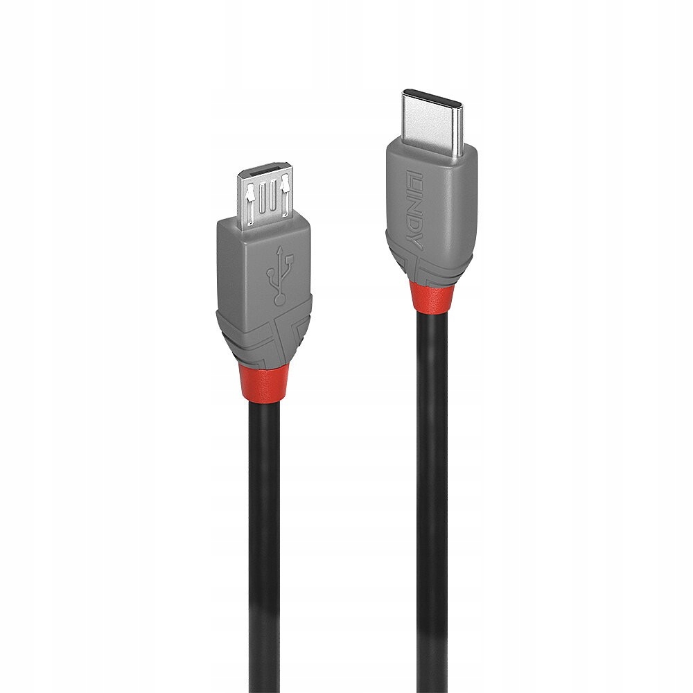 Kabel USB C - microUSB Lindy 36890 0,5 m
