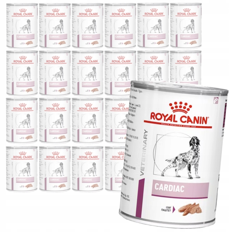 Levně Royal Canin Veterinary Vhn Dog Cardiac Loaf 24x410g Vlhké Krmivo Psí paštika
