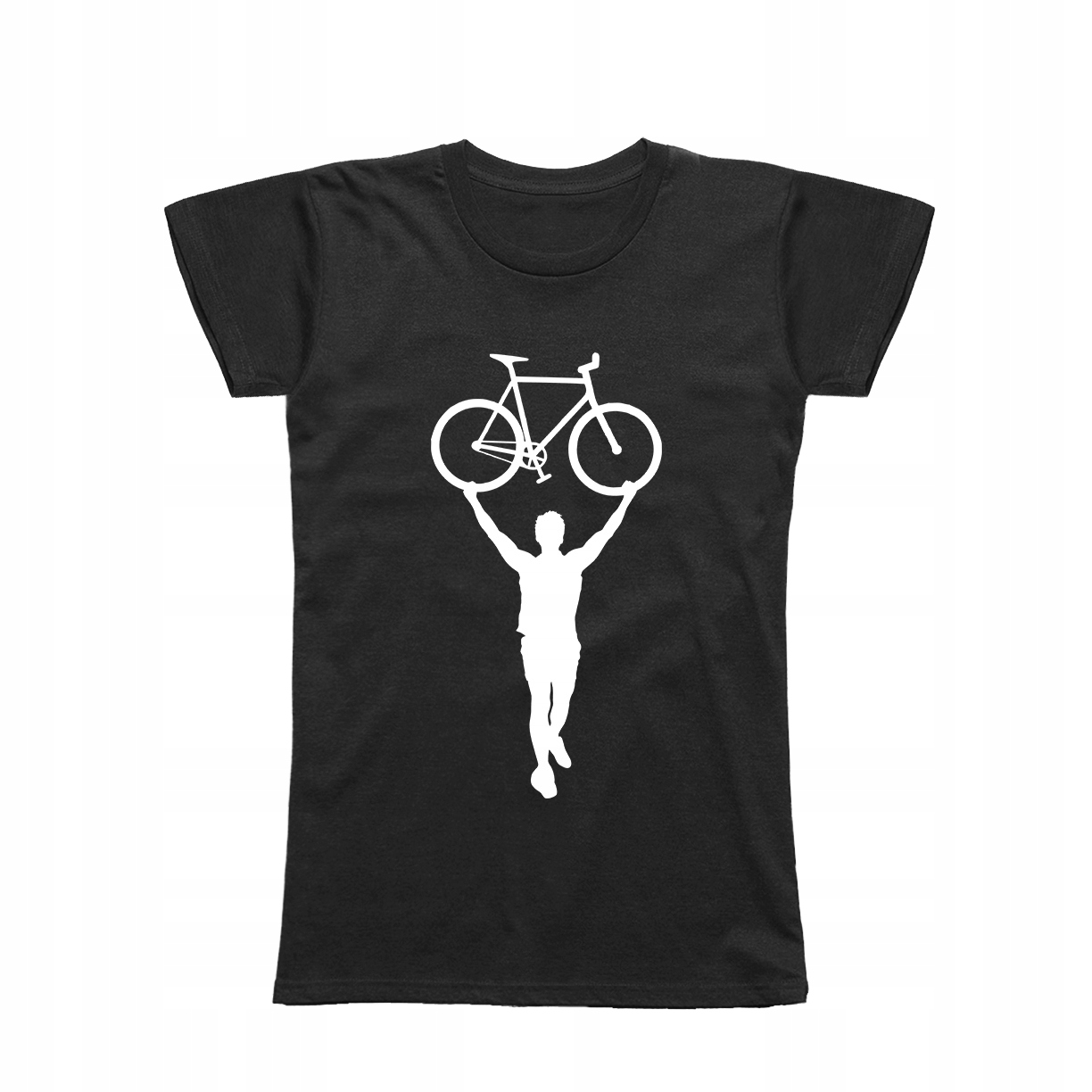 

XL - Koszulka T-shirt Rowerem Rowerzystka Rower